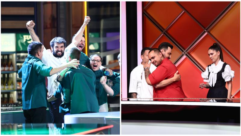 Colaj cu chef Richard Abou Zaki și echipa verde &icirc;n platoul Chefi la cuțite