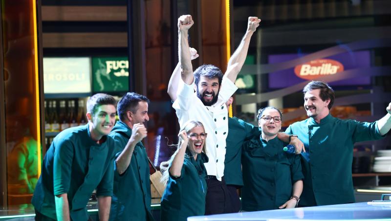 Chefi la cuțite, lider de audiență. Victorie detașată pentru echipa lui Chef Richard în battle-ul opt și record de punctaje maxime