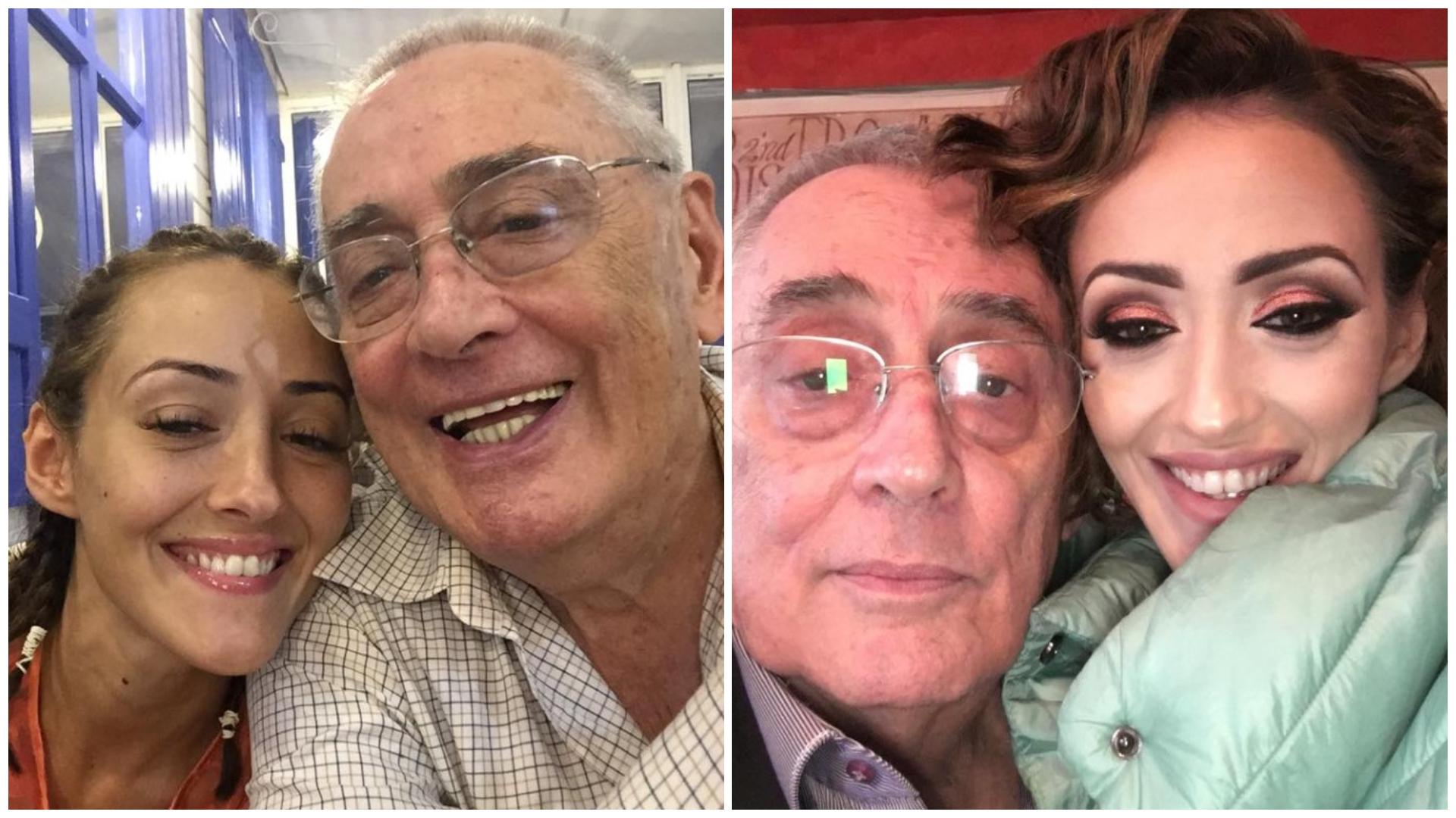 Colaj cu Nidia Moculescu și tatăl ei, Horia Moculescu, în două ipostaze diferite