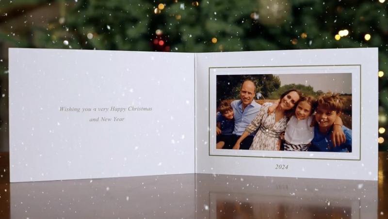 Prințul William și Kate Middleton au postat felicitarea anuală de Crăciun. Ce ținute au ales și ce detaliu iese în evidență