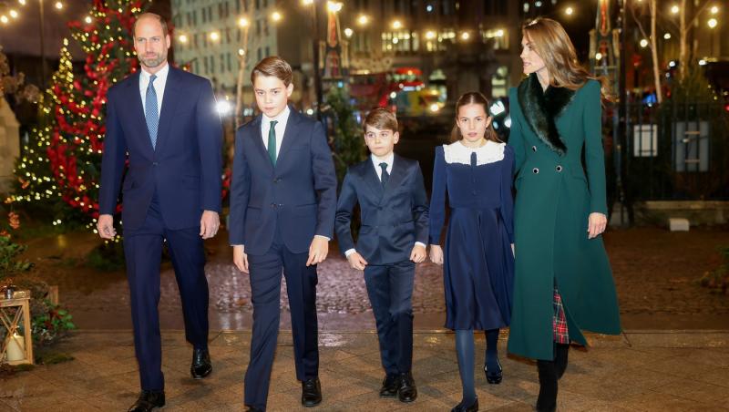 Prințul William și Kate Middleton au postat felicitarea anuală de Crăciun. Ce ținute au ales și ce detaliu iese în evidență