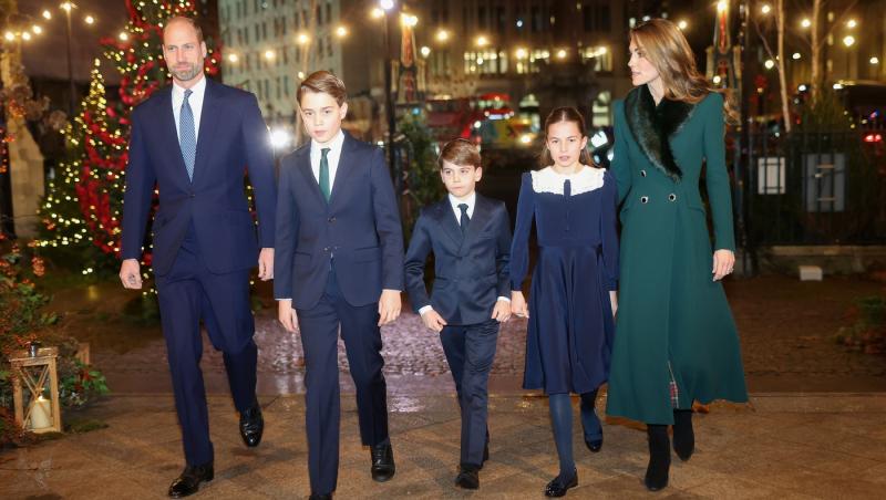 Prințul William și Kate Middleton au postat felicitarea anuală de Crăciun. Ce ținute au ales și ce detaliu iese în evidență