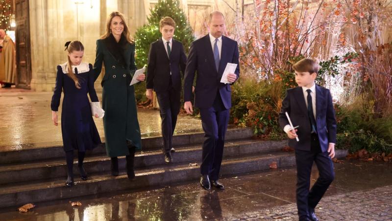 Prințul William și Kate Middleton au postat felicitarea anuală de Crăciun. Ce ținute au ales și ce detaliu iese în evidență