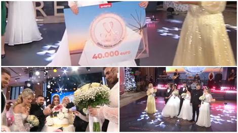 Finala sezonului 12 Mireasa. Cine sunt c&acirc;știgătorii Marelui Premiu &icirc;n valoare de 40.000 euro. Ei sunt mirii sezonului