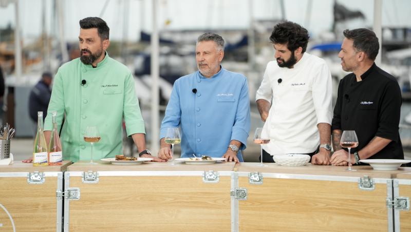 Ce surpriză le-a pregătit Irina Fodor juraților Chefi la cuțite în Portul din Mangalia. Cadoul pe care puțini l-au observat la TV