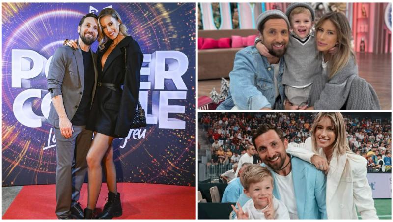 Gabriela și Dani Oțil, în „excursie” cu metroul, alături de fiul lor