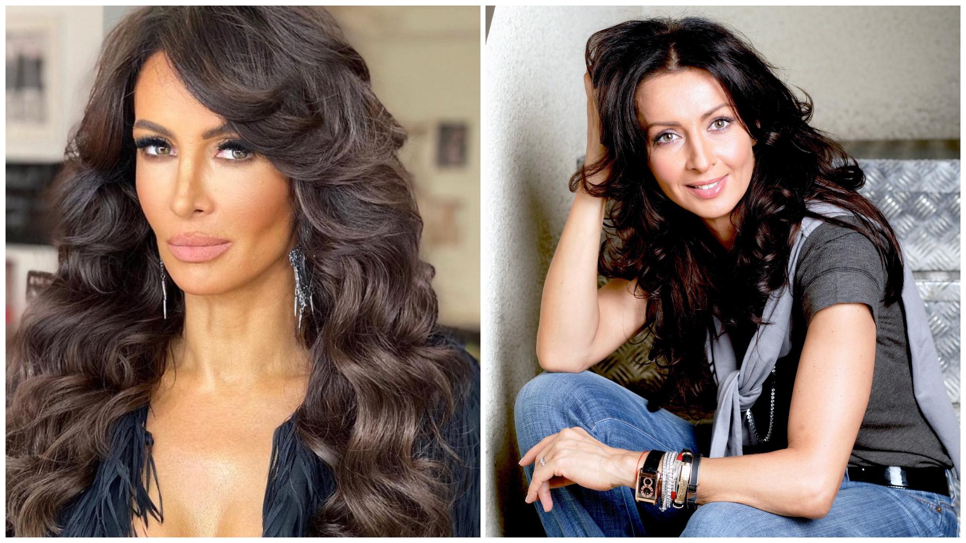 Colaj cu Mihaela Rădulescu în două ipostaze diferite
