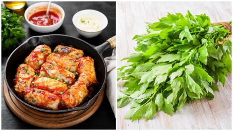 Rețetă de sarmale &icirc;n foi de leuștean. Preparatul nu trebuie să lipsească de pe masa de Crăciun. Cum se face