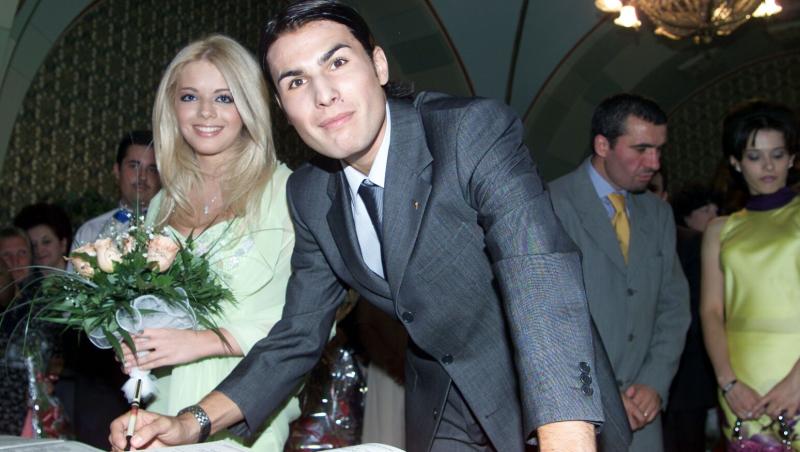 Imagini rare cu Alexandra Dinu, prima soție a lui Adrian Mutu. A apărut la un eveniment alături de fiul ei, Mario Mutu