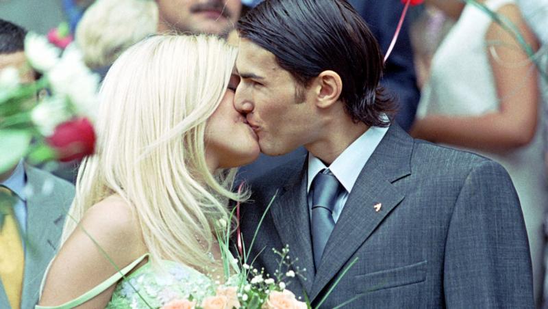 Imagini rare cu Alexandra Dinu, prima soție a lui Adrian Mutu. A apărut la un eveniment alături de fiul ei, Mario Mutu