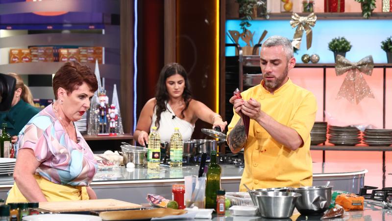 Semifinala Chefi la cuțite, 23 decembrie 2025. Semifinaliștii au gătit pentru concurenții din sezonul trecut alături de familii