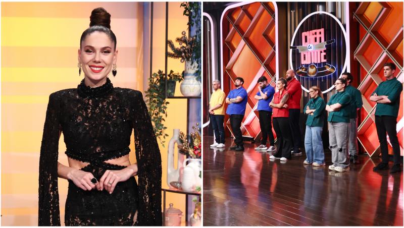 Colaj foto Irina Fodor și semifinaliștii sezonului 16 Chefi la cuțite