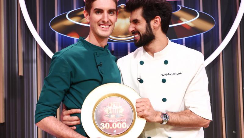 Cine a câștigat Chefi la cuțite, sezonul 16. Luca Zvaleni pleacă acasă cu premiul de 30.000 de Euro și stagiul la Retroscena