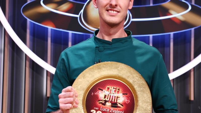 Cine a câștigat Chefi la cuțite, sezonul 16. Luca Zvaleni pleacă acasă cu premiul de 30.000 de Euro și stagiul la Retroscena