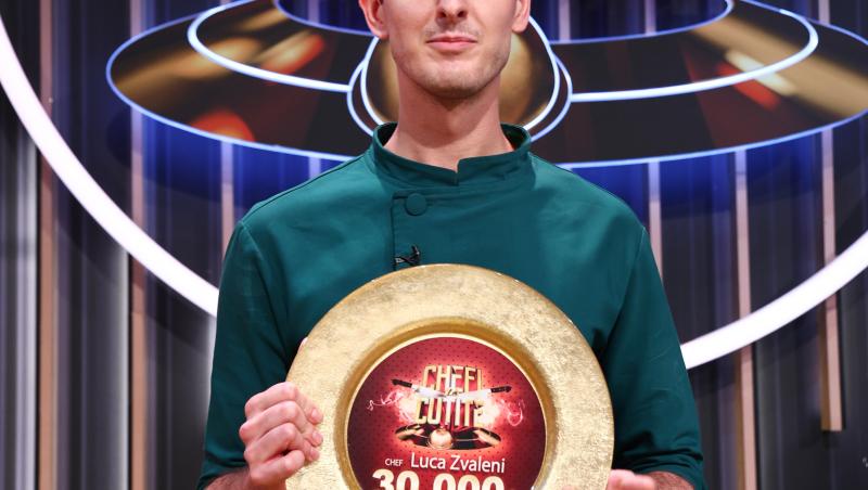 Cine a câștigat Chefi la cuțite, sezonul 16. Luca Zvaleni pleacă acasă cu premiul de 30.000 de Euro și stagiul la Retroscena