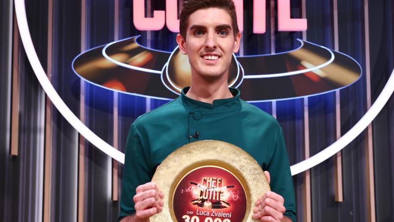Cine a câștigat Chefi la cuțite, sezonul 16. Luca Zvaleni pleacă acasă cu premiul de 30.000 de Euro și stagiul la Retroscena