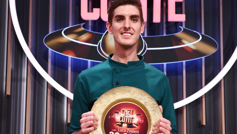 Cine a câștigat Chefi la cuțite, sezonul 16. Luca Zvaleni pleacă acasă cu premiul de 30.000 de Euro și stagiul la Retroscena