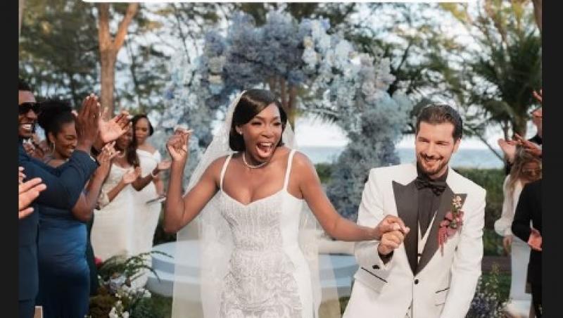 Cum și-a făcut apariția Serena Williams la nunta surorii ei, Venus. Petrecerea a ținut 5 zile