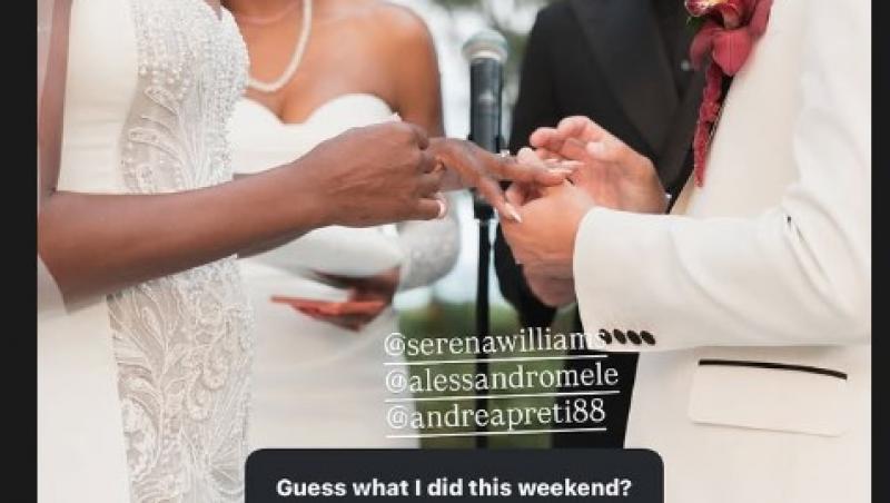 Cum și-a făcut apariția Serena Williams la nunta surorii ei, Venus. Petrecerea a ținut 5 zile