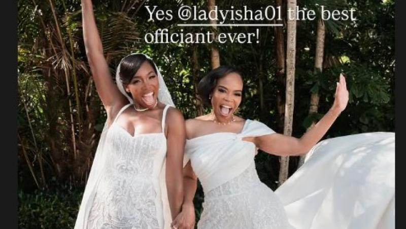 Cum și-a făcut apariția Serena Williams la nunta surorii ei, Venus. Petrecerea a ținut 5 zile