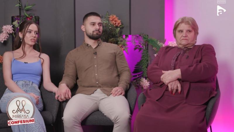 Mireasa: Confesiuni, sezonul 8. Cum au răspuns Alex, Florina și bunica Virginia, întrebați ce cupluri cred că nu vor rezista afară