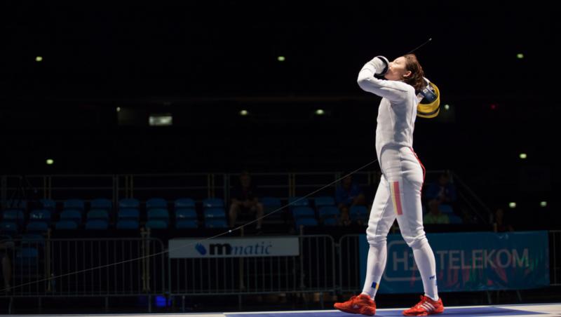 Ana Maria Br&acirc;nză la Campionatul European de Scrimă Seniori din 19 iulie 2013