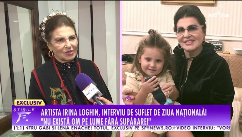 Irina Loghin și nepoțica ei i-au înduioșat pe fani cu o filmare de Crăciun. Cum a reacționat micuța Ana când l-a văzut pe Moșul