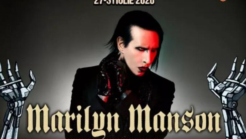 Marilyn Manson va concerta în România. Unde și când va avea loc marele eveniment