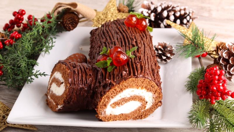 Prăjitura Bușteanul de Crăciun, sau Buturuga de Crăciun, sau Bușteanul de Yule