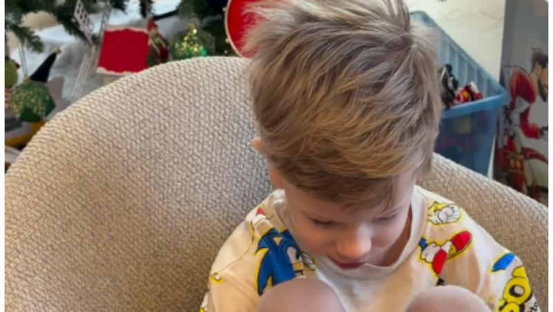 Cum a reacționat Tiago, fiul Gabrielei și al lui Dani Oțil, când părinții lui au plecat în vacanță fără el: „Atât ești de trist?”