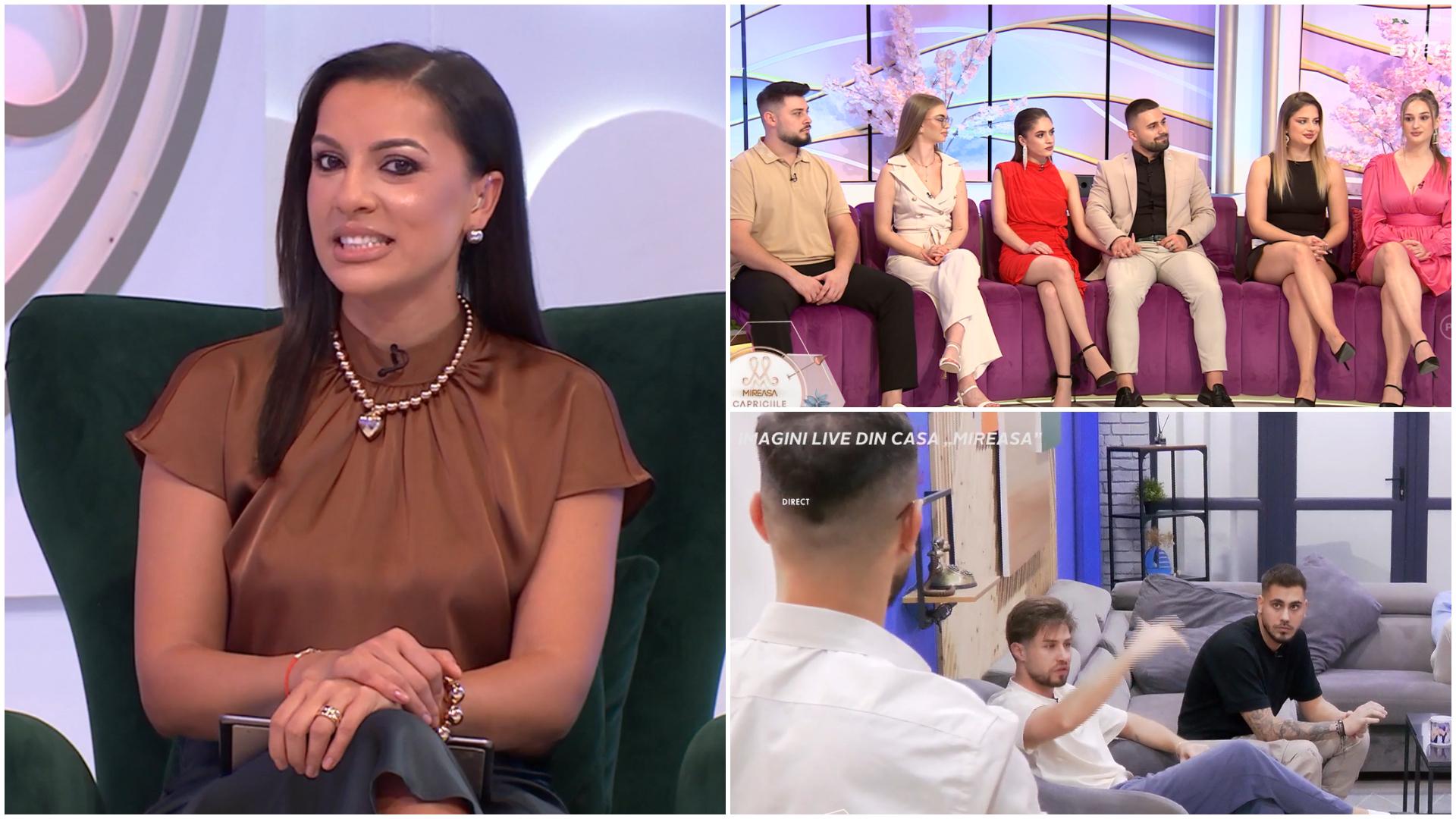 Mireasa, sezon 12. Conflict puternic în timpul emisiei live de Mireasa, Capriciile Iubirii. Raluca Preda: „Auziți și voi?”