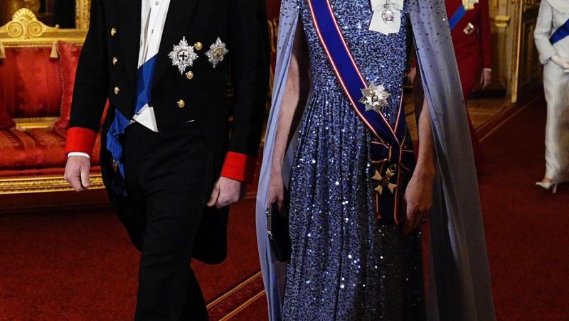 Apariția grațioasă a lui Kate Middleton la Banchetul de la Castelul Windsor. Detaliul care a atras atenția tuturor