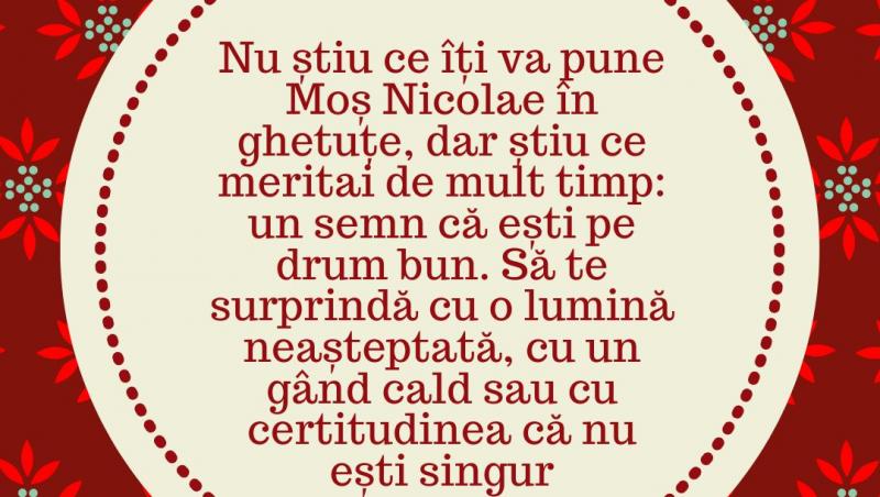 Cele mai frumoase mesaje de Sfântul Nicolae. Transmite un gând bun apropiaților cu această ocazie