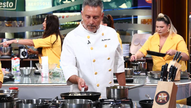 Chefi la cuțite, 7 decembrie 2025. Irina Fodor a anunțat tema probei din primul battle. Ce a putut să facă chef Richard Abou Zaki