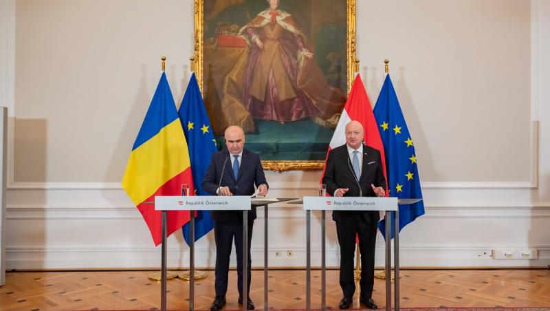 Cum a apărut Ioana, partenera lui Ilie Bolojan, în vizita oficială de la Viena. Ce s-a aflat despre relația celor doi: „Nu discut”