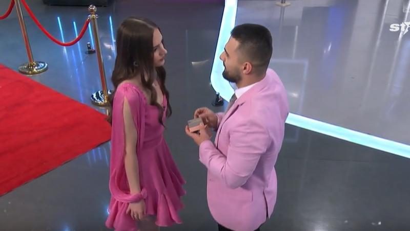 Mireasa, sezon 12. Alex și Florina s-au logodit în direct, la XNS. Momentul tensionat care a avut loc la ultima cerere