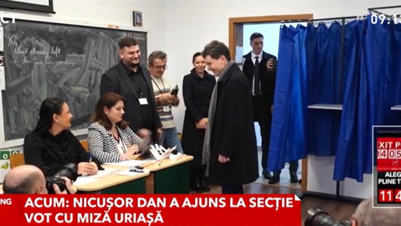 De ce Nicușor Dan și Mirabela Grădinaru nu au votat la aceeași secție. Răspunsul bizar dat de Președintele României