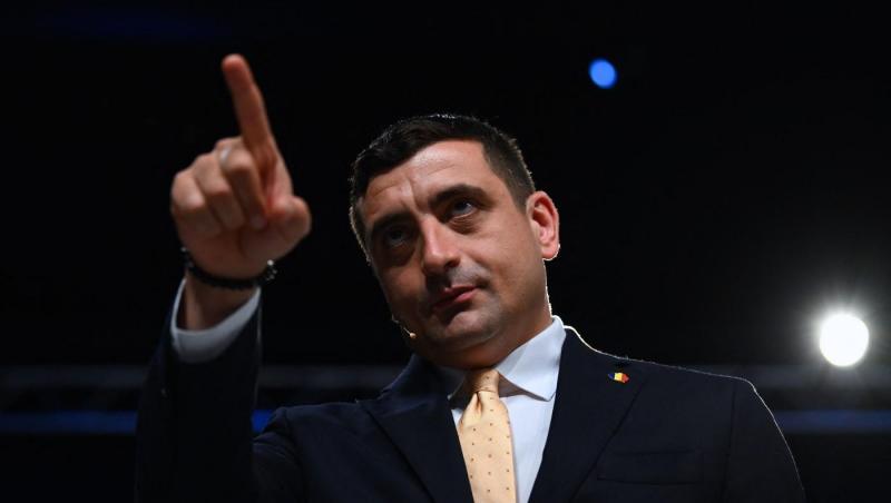 imagine cu george simion