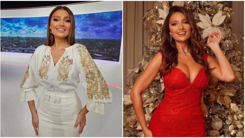 Olivia Păunescu în platoul Observator