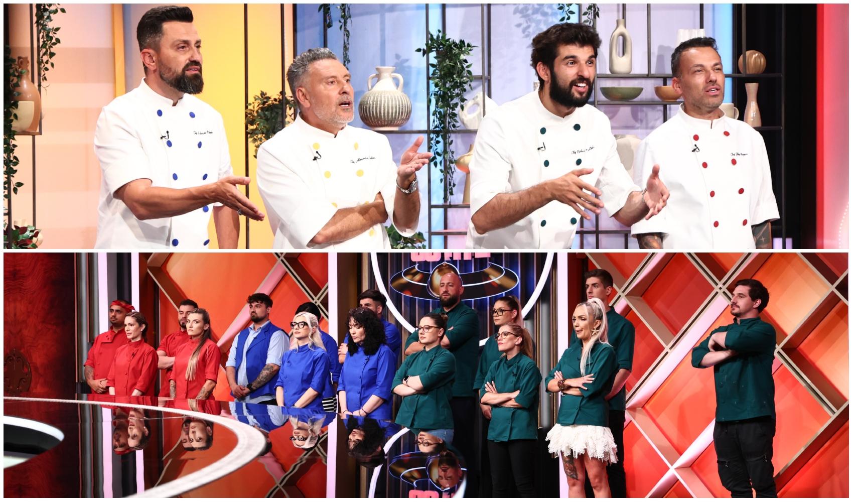 colaj foto cu chefii si concurentii de la chefi la cutite editia 14 din sezonul 16