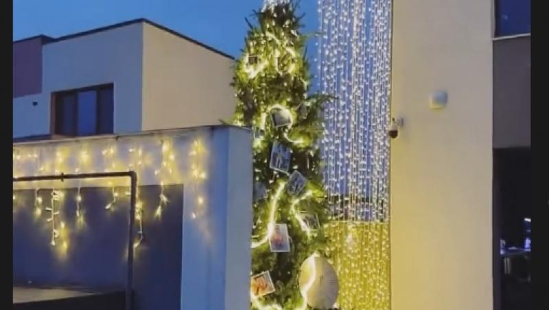 Dorian Popa și-a împodobit casa cu o decorațiune care abia a încăput pe stradă. Cum arată vila din Domnești acum