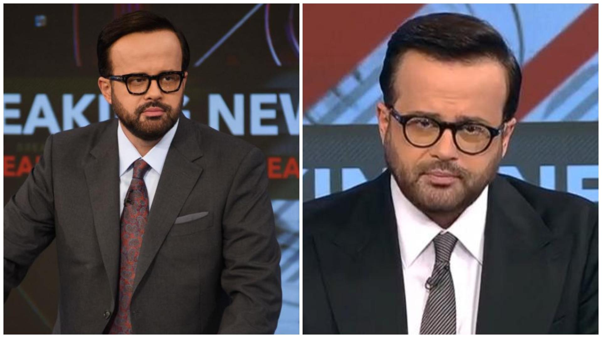 Colaj cu Mihai Gâdea în două ipostaze diferite la emisiune