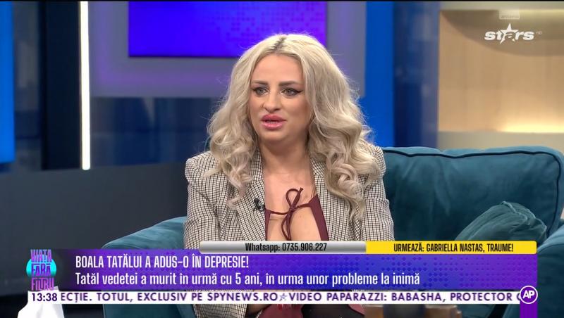Sânziana Buruiană, dezvăluiri cutremurătoare despre depresia prin care a trecut după moartea tatălui său
