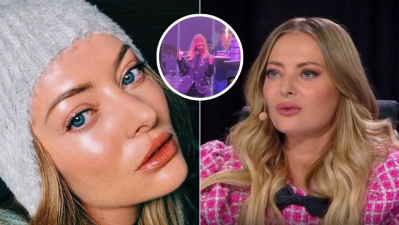 colaj delia și delia la concertul aniversar cu roturile în formă de sacoșă din rafie