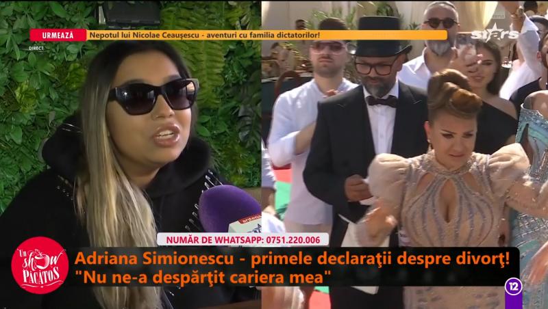 Primele declarații ale Adrianei Simionescu după ce a confirmat divorțul: „Mama și tata nu s-au opus despărțirii”