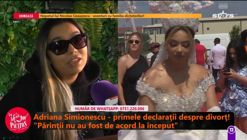 Primele declarații ale Adrianei Simionescu după ce a confirmat divorțul: „Mama și tata nu s-au opus despărțirii”