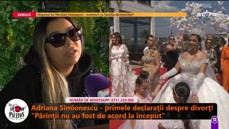 Primele declarații ale Adrianei Simionescu după ce a confirmat divorțul: „Mama și tata nu s-au opus despărțirii”