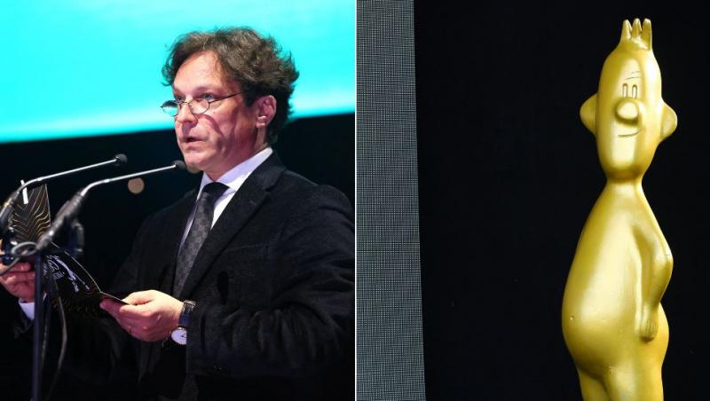 colaj anunțare câștigător categorie premiile gpo, satuie aurie de la premiile gopo