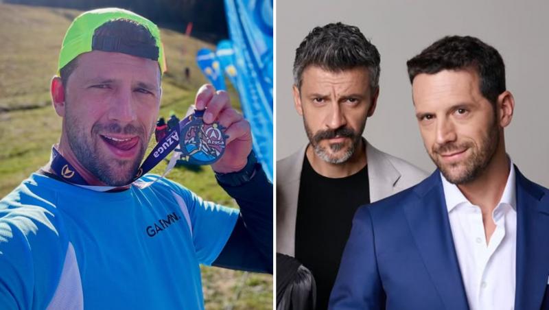 Adi Nartea și colegii din Iubire cu parfum de lavandă, împreună la o partidă de squash. Ce detaliu a ieșit la iveală despre actor
