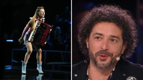 Alexandrina Gaviuc a mizat pe acordeonul și vocea uimitoare, iar pe jurații X Factor i-a dat pe spate. „Puya: „Ceva original!”